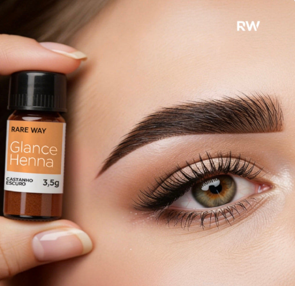 Glance Henna Profissional 3,5g (castanho escuro)