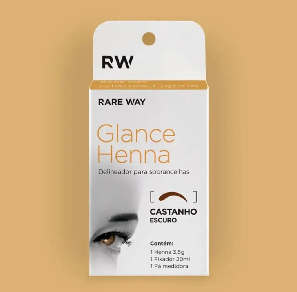 Glance Henna Profissional 3,5g (castanho escuro)
