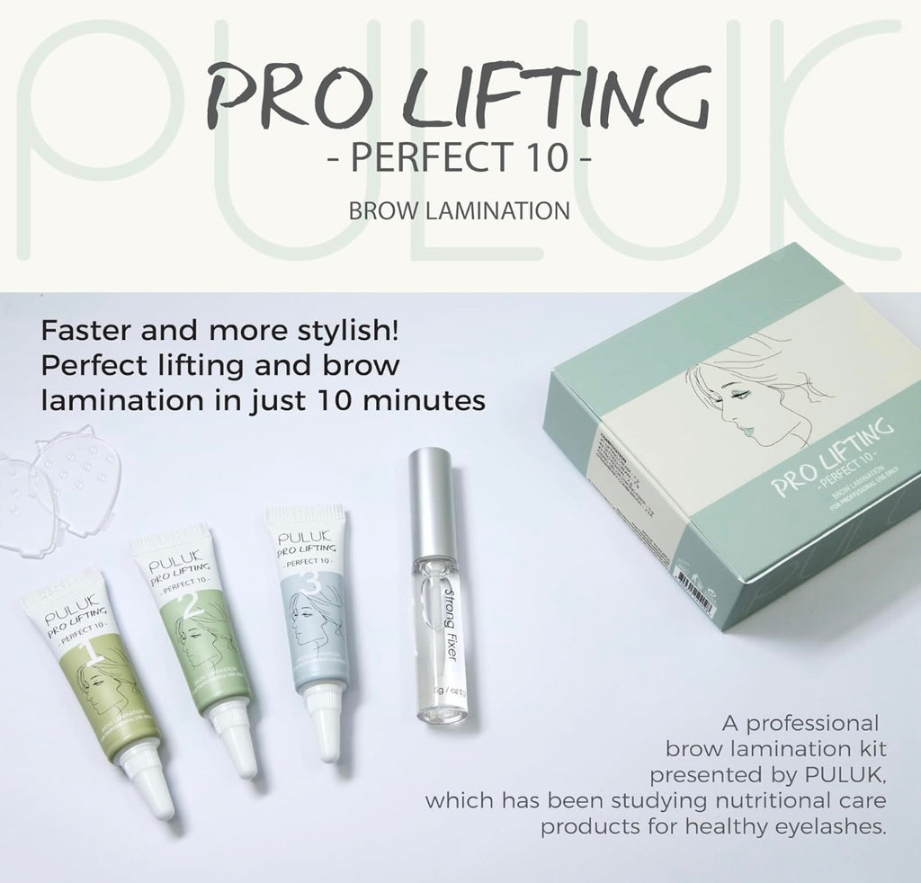 Kit Profissional de Laminação e Elevação de Sobrancelhas