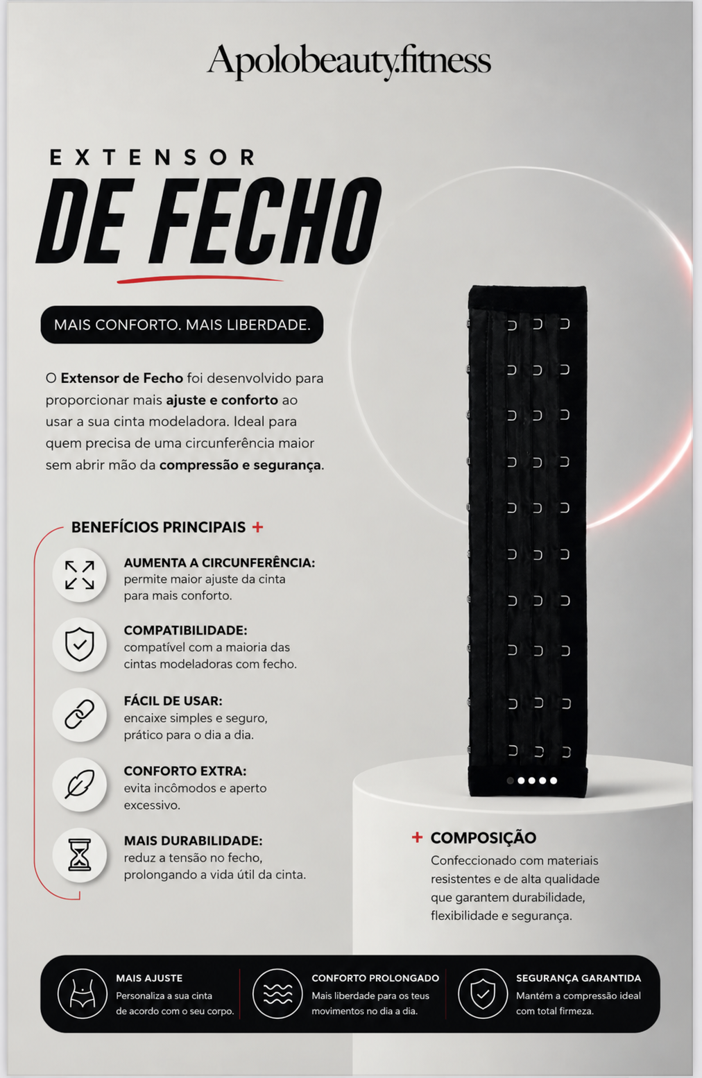 Extensor para Cinta Modeladora