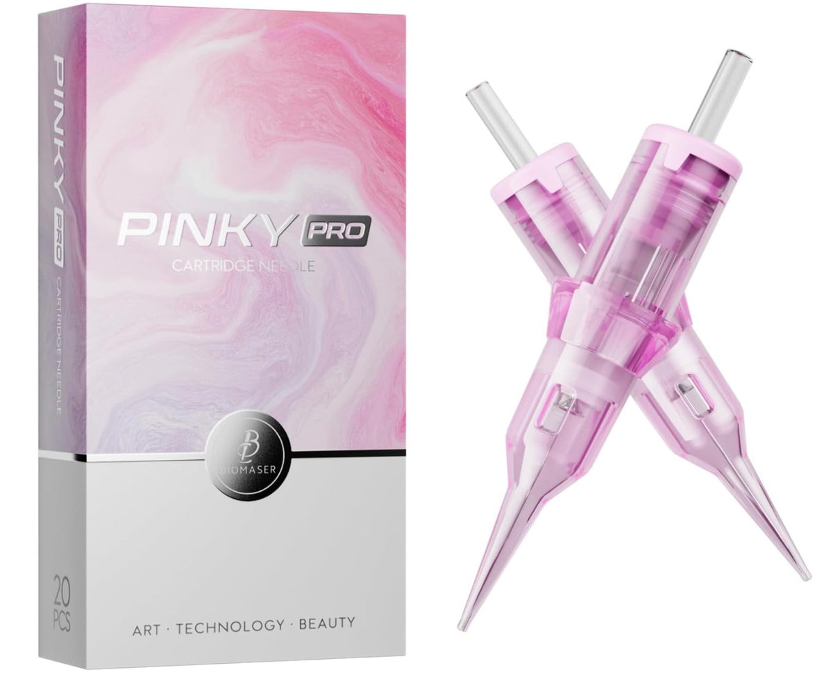 Agulhas de Cartucho Pinky PRO 3RL0.25 - 20 Peças