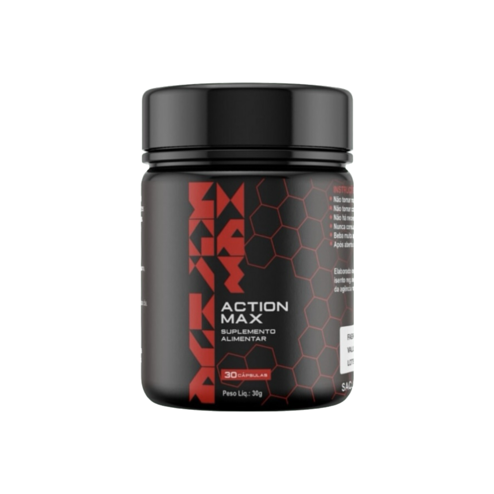 Action Max vermelho